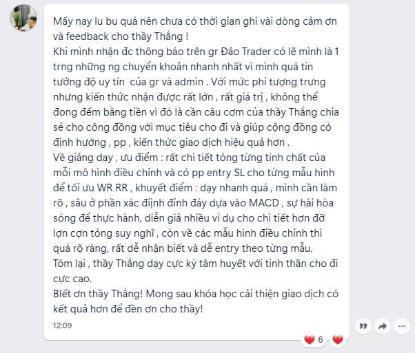 Feedback học viên Khóa 1