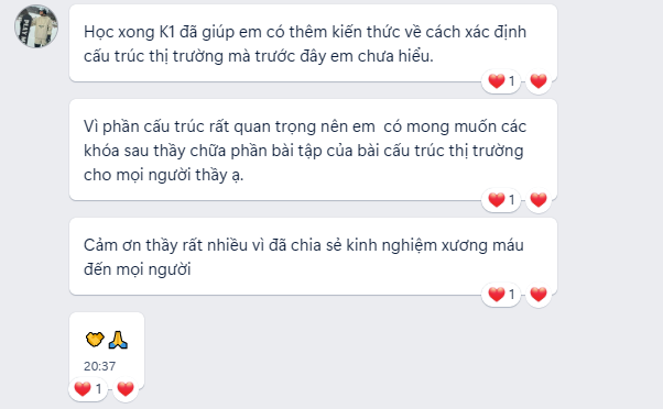 Feedback học viên Khóa 1