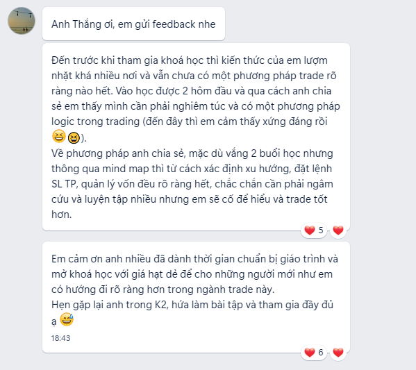 Feedback học viên Khóa 1