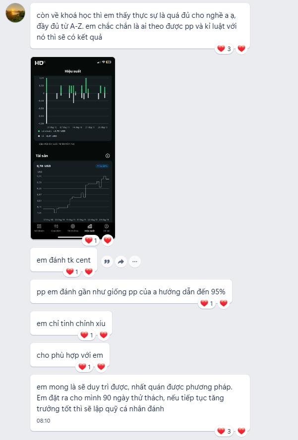 Feedback học viên Khóa 1